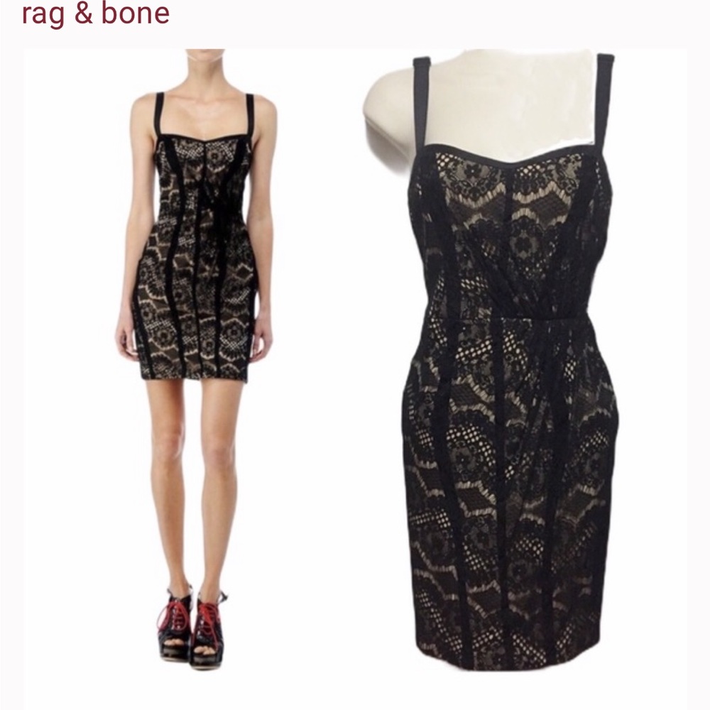 - Rag & Bone Hadleigh Black Lace Dress